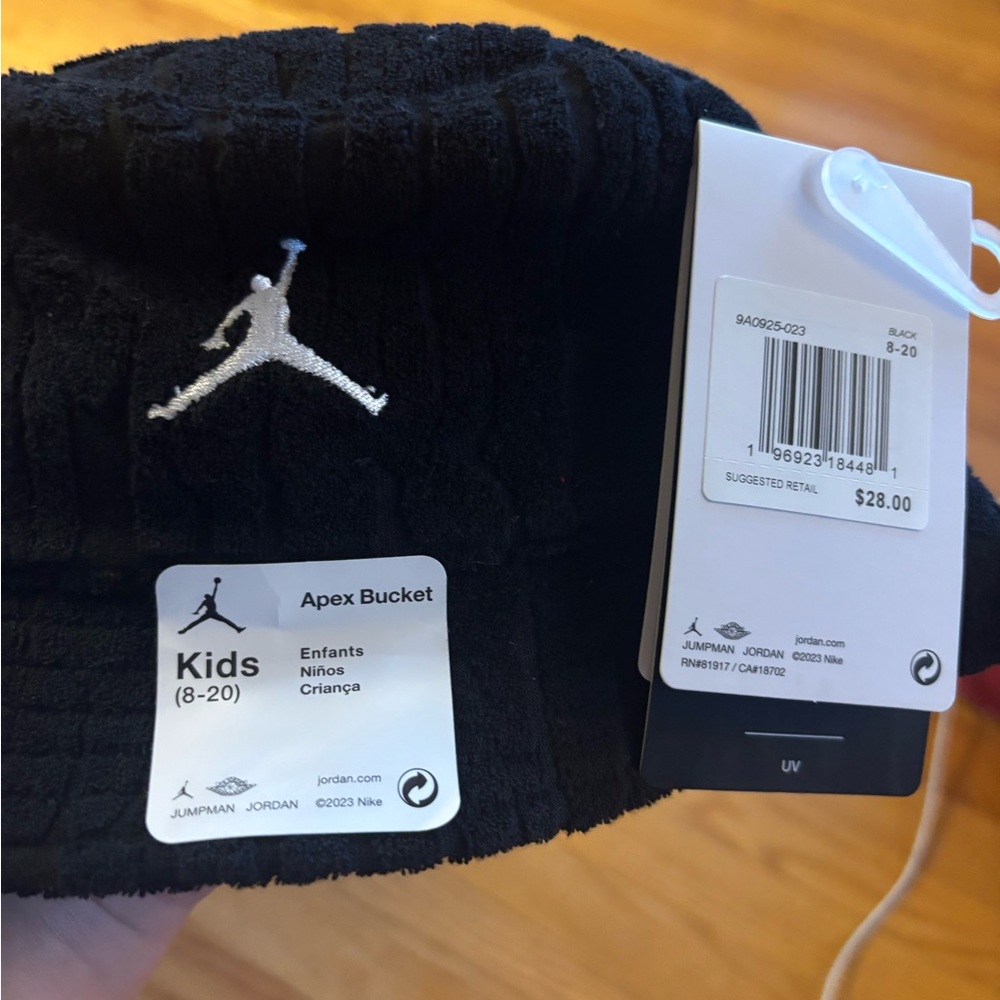Jordan Black Bucket Hat
